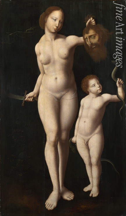 Meister der Mansi-Magdalena - Judith and the Infant Hercules