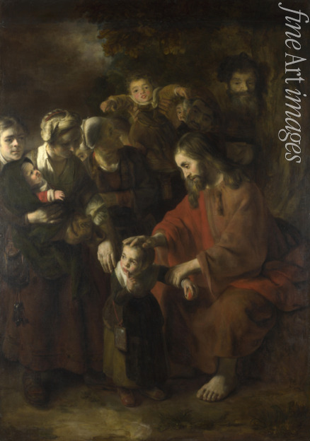 Maes Nicolaes - Christus segnet die Kinder (Lasset die Kindlein zu mir kommen)