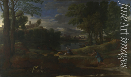 Poussin Nicolas - Landscape with a Man killed by a Snake