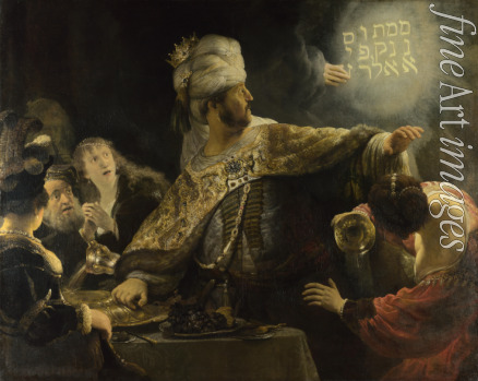 Rembrandt van Rhijn - Das Gastmahl des Belsazar