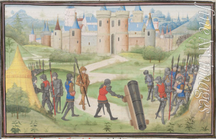 Anonymous - Camp of the Crusaders near Jerusalem. Miniature from the 