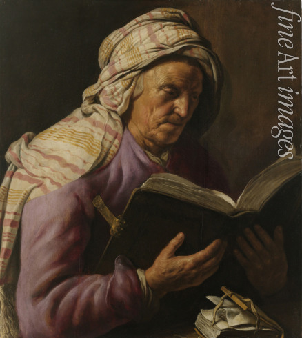 Lievens Jan - Lesende alte Frau