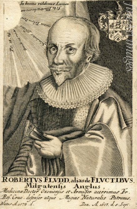 Unbekannter Künstler - Porträt von Robert Fludd (1574-1637)