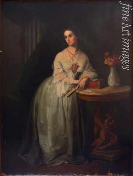 Unbekannter Künstler - Porträt von Prinzessin Nino Gribojedowa (geb. Tschawtschawadse)
