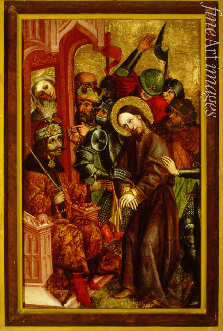 Meister der Tafeln von Velenje - Christus vor Pilatus (Darstellung Vlad III. als Pontius Pilatus)