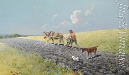 Karasin Nikolai Nikolayevich - Ploughing the Field
