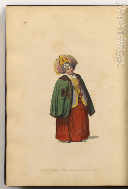 Dadley J. - Kaufmannsfrau von Kaluga (Aus: The Costumes Of The Russian Empire)