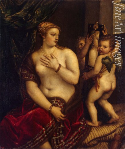 Tizian (Schule) - Venus vor dem Spiegel