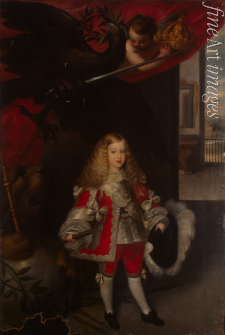 Herrera Barnuevo Sebastian de - Porträt von Karl II. von Spanien als Kind