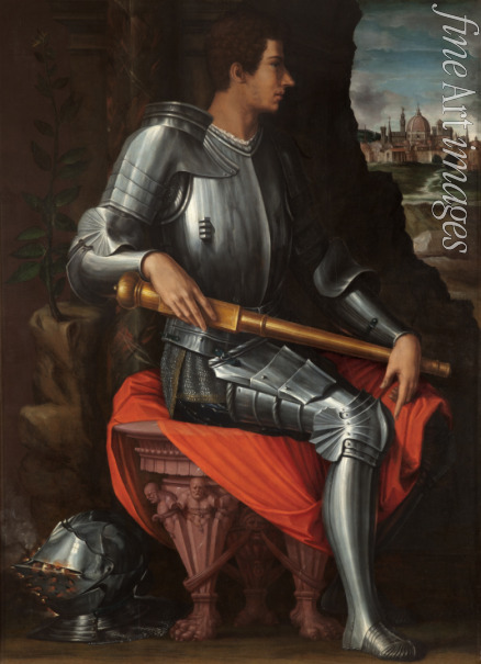 Vasari Giorgio - Porträt Alessandro de' Medici (1510-1537), genannt il Moro (der Maure) in Rüstung