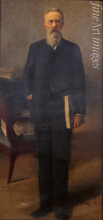 Wisel Emil Oskarowitsch - Porträt des Komponisten Nikolai Rimski-Korsakow (1844-1908)