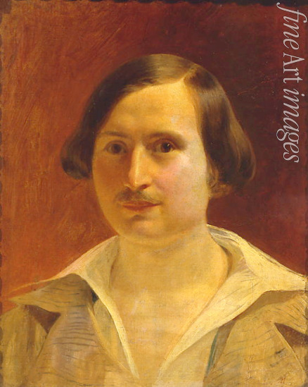 Moller Fjodor Antonovitsch - Porträt des Schriftstellers Nikolai Gogol (1809-1852)