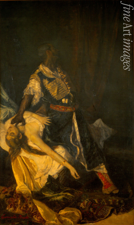 González Pineda A. - Othello tötet Desdemona