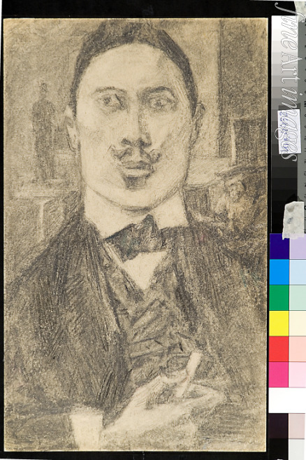 Bromirski Pjotr Ignatjewitsch - Porträt von Maler Nikolai Sapunow (1880-1912)
