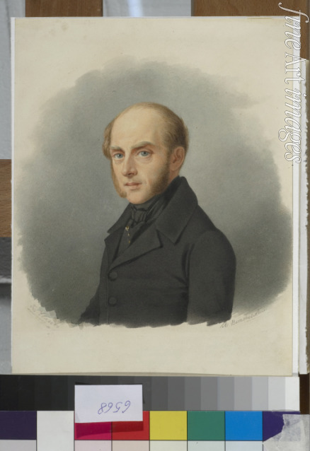 Wassiljewski Alexander Alexejewitsch - Porträt von Graf Sergei Semjonowitsch Uwarow (1786-1855)