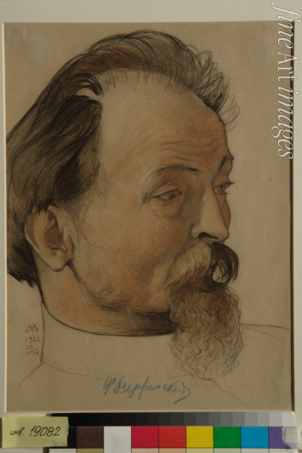 Andreev Nikolai Andreevich - Portrait of the politician Felix E. Dzerzhinsky (1877-1926), the chairman of Cheka