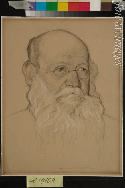 Andreew Nikolai Andreewitsch - Porträt des Revolutionärs Fürst Pjotr A. Kropotkin (1842-1921)