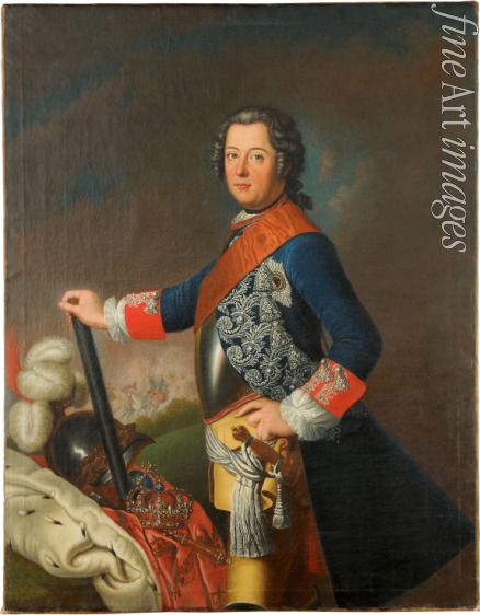 Matthieu David - Portrait of Frederick II of Prussia (1712-1786)