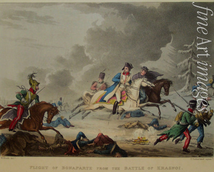 Sutherland Thomas - Napoleon Bonaparte flüchtet nach der Schlacht bei Krasnoi