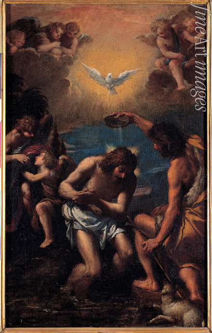 Scarsellino (Scarsella) Ippolito - The Baptism of Christ