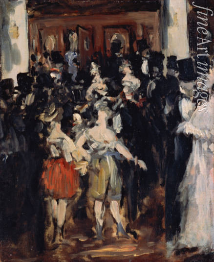 Manet Édouard - Masked Ball at the Opera