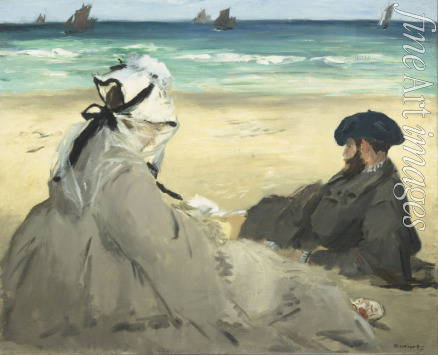 Manet Édouard - Am Strand