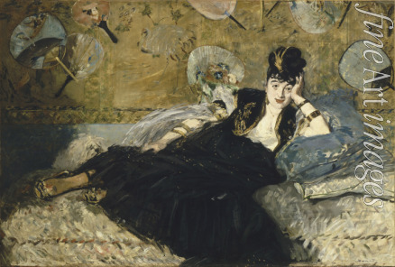 Manet Édouard - Dame mit Fächern