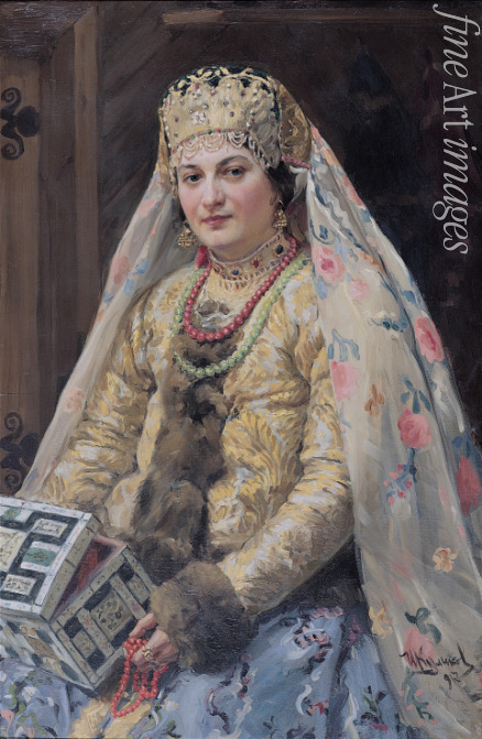 Kulikov Ivan Semyonovich - Portrait of the Artists Wife