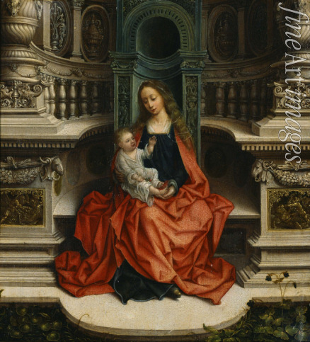 Isenbrant Adriaen - Madonna und Kind auf dem Thron