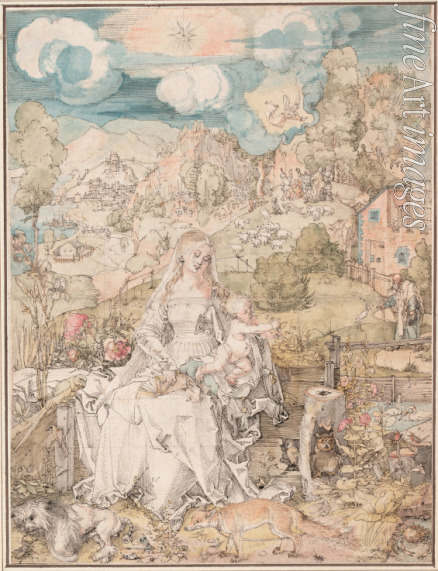 Dürer Albrecht - Mary among a Multitude of Animals