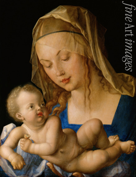 Dürer Albrecht - Maria mit dem Kind mit der Birnenschnitte