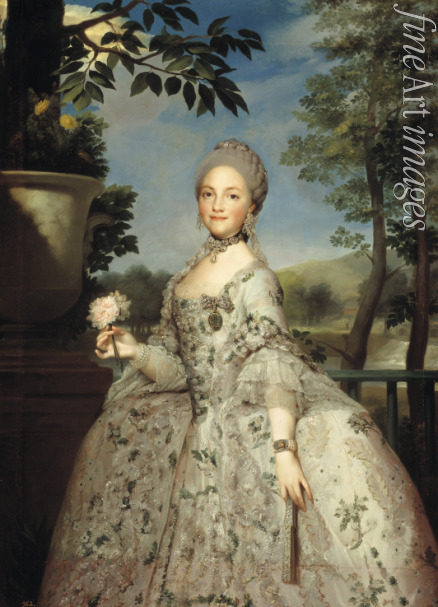 Mengs Anton Raphael - Porträt von Maria Luise von Bourbon-Parma als Prinzessin von Asturien