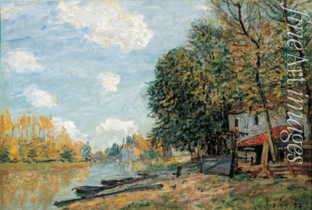 Sisley Alfred - Moret. The Banks of the River Loing