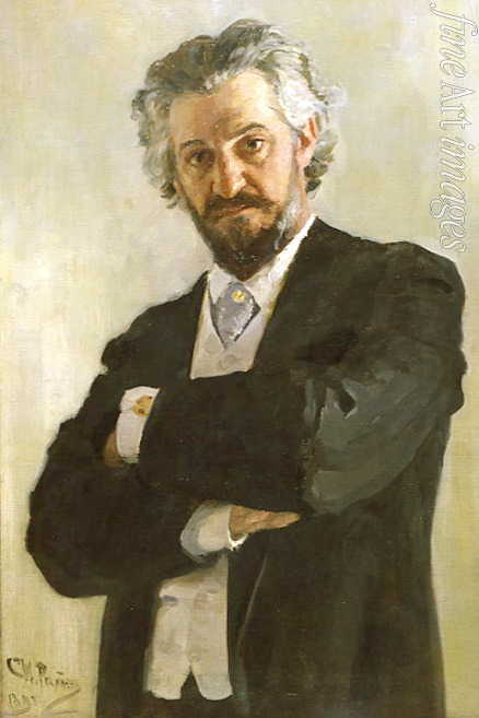 Repin Ilya Yefimovich - Portrait of the cellist Alexander Verzhbilovich (1850-1911)
