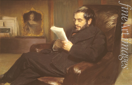 Bakst Léon - Porträt des Malers Alexander Benois (1870-1960)