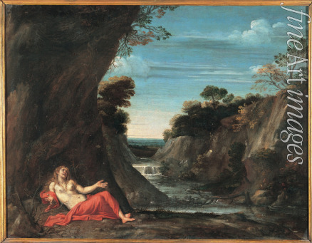 Carracci Annibale - Landschaft mit der büßenden Maria Magdalena