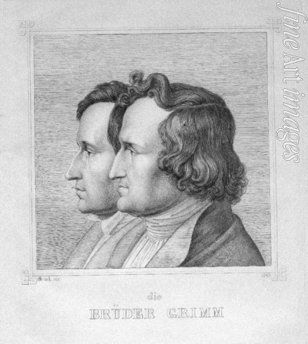 Grimm Ludwig Emil - Jacob and Wilhelm Grimm