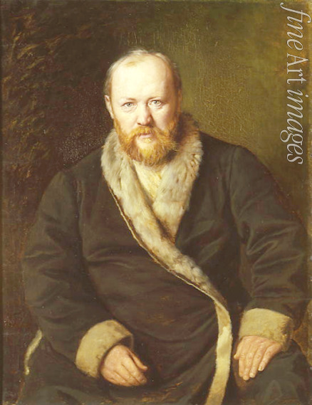Perov Vasili Grigoryevich - Portrait of the Dramatist Alexander Nikolayevich Ostrovsky (1823-1886)