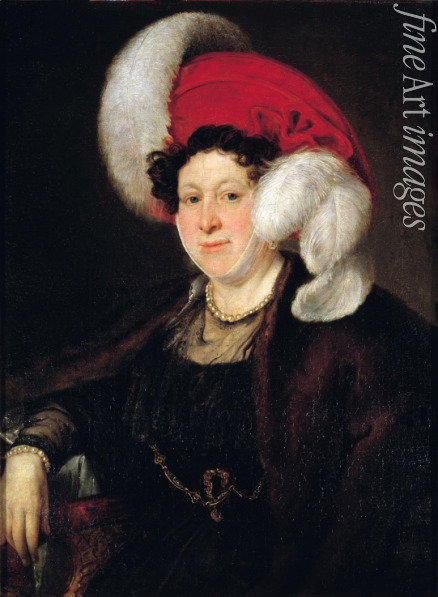 Tropinin Vasili Andreyevich - Portrait of Countess Natalia Alexandrovna Zubova (1775-1844), née Suvorova
