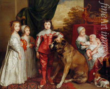 Dyck Sir Anthonis van - Die fünf ältesten Kinder Karls I.