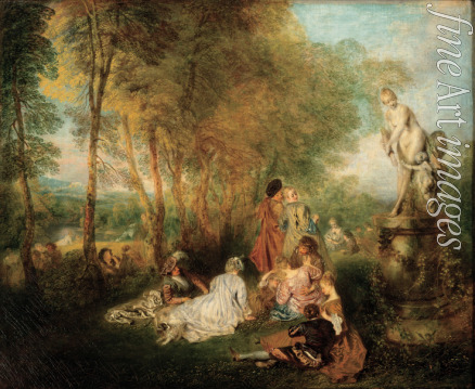 Watteau Jean Antoine - The Feast of Love