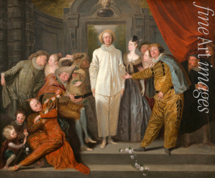 Watteau Jean Antoine - The Italian Comedians