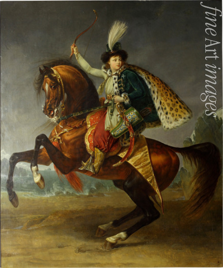 Gros Antoine Jean Baron - Equestrian portrait of Prince Boris Nikolayevich Yusupov (1794-1849)