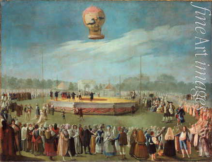 Carnicero Antonio - Ascent of a Balloon in the Presence of the Court of Charles IV