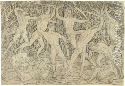 Pollaiuolo Antonio - The Battle of the Nudes