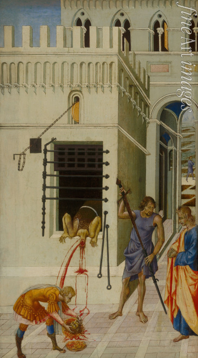 Giovanni di Paolo - Die Enthauptung Johannes des Täufers
