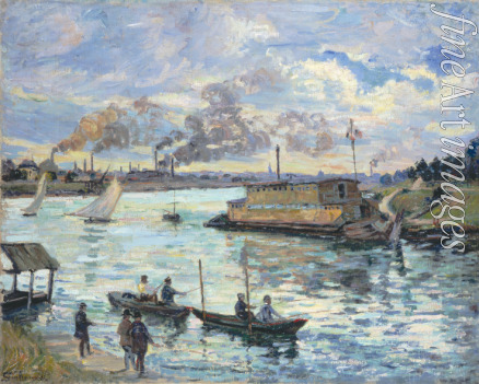 Guillaumin Jean-Baptiste Armand - Szene am Fluss