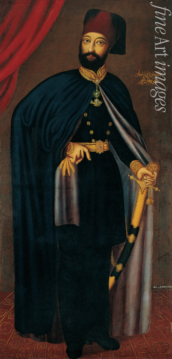 Karantzoulas Athanasios - Porträt von Mahmud II. (1785-1839), Sultan des Osmanischen Reiches