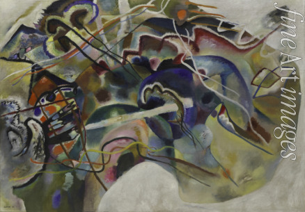 Kandinsky Wassily Vasilyevich - Painting with White Border