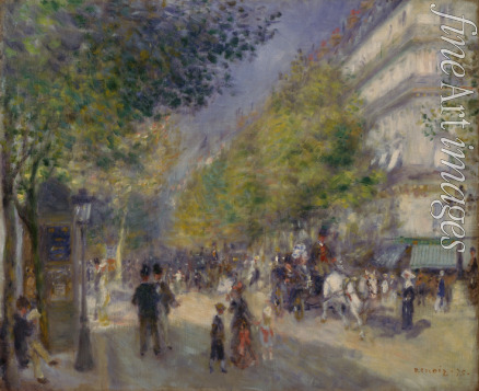Renoir Pierre Auguste - Die Grands Boulevards von Paris